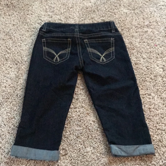 dark denim capris - Picture 2 of 4